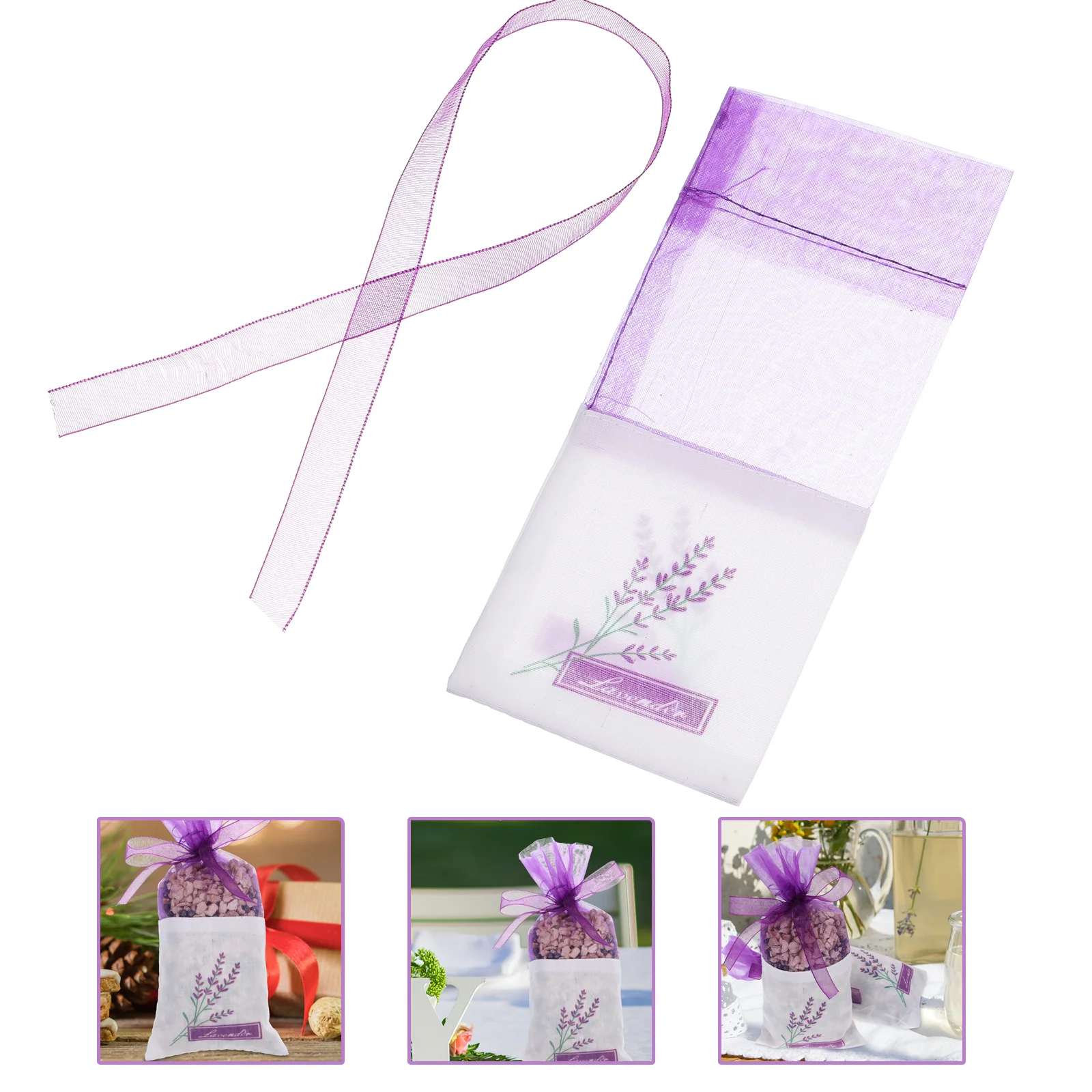 

25 Pcs Mint Small Gift Bag Medicine for Sachets Lavender Bags Moths Wedding Favor