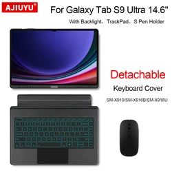 keyboard Case For Samsung Galaxy Tab S9 Ultra 14.6 Inch Portuguese Spanish Russian Arabic Hebrew French German Magic Keyboard
