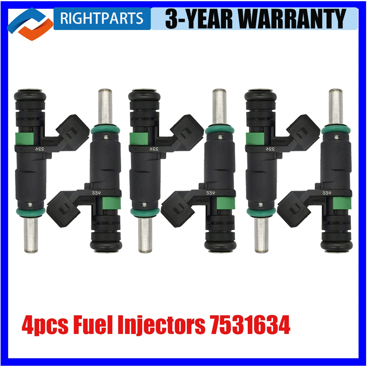 6pcs 13537531634 7531634 Fuel Injectors For BMW 128i 328i X3 X5 Z4 525i 2.0L 2.5L 3.0L 2006 2007 2008 2009 2010 2011 2012 FJ748