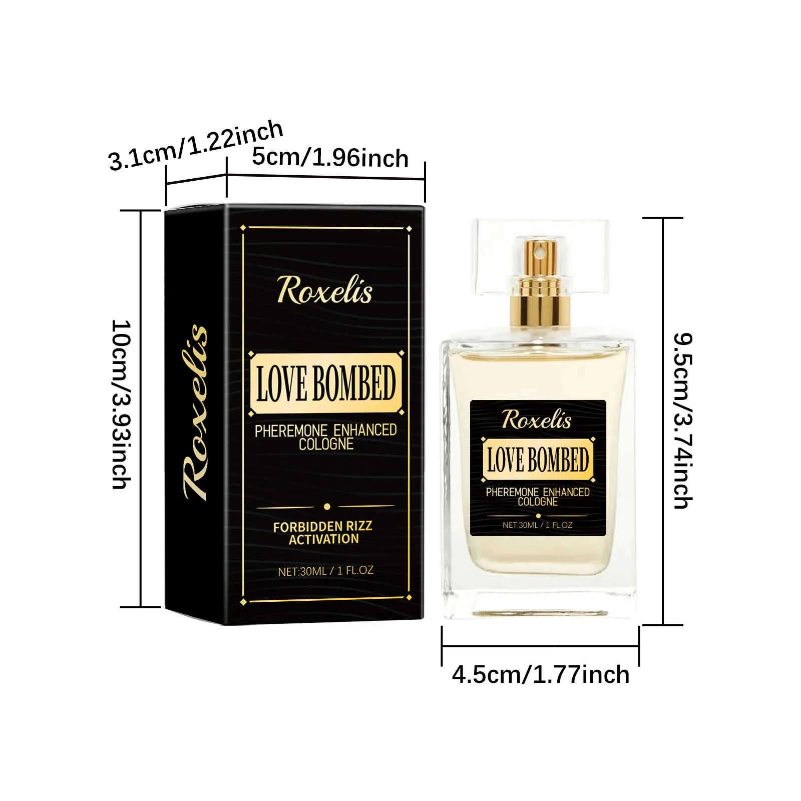 Attraction & Confidence Male Oil Infused Long-Lasting Pheromones Scent Spray 30ml
