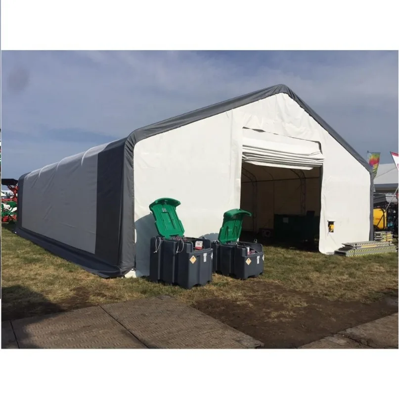 Large Size Waterproof Steel Frame Outdoor Storage Tent Shelter for Farm Equipment Vehicle Parking Workshop Use
