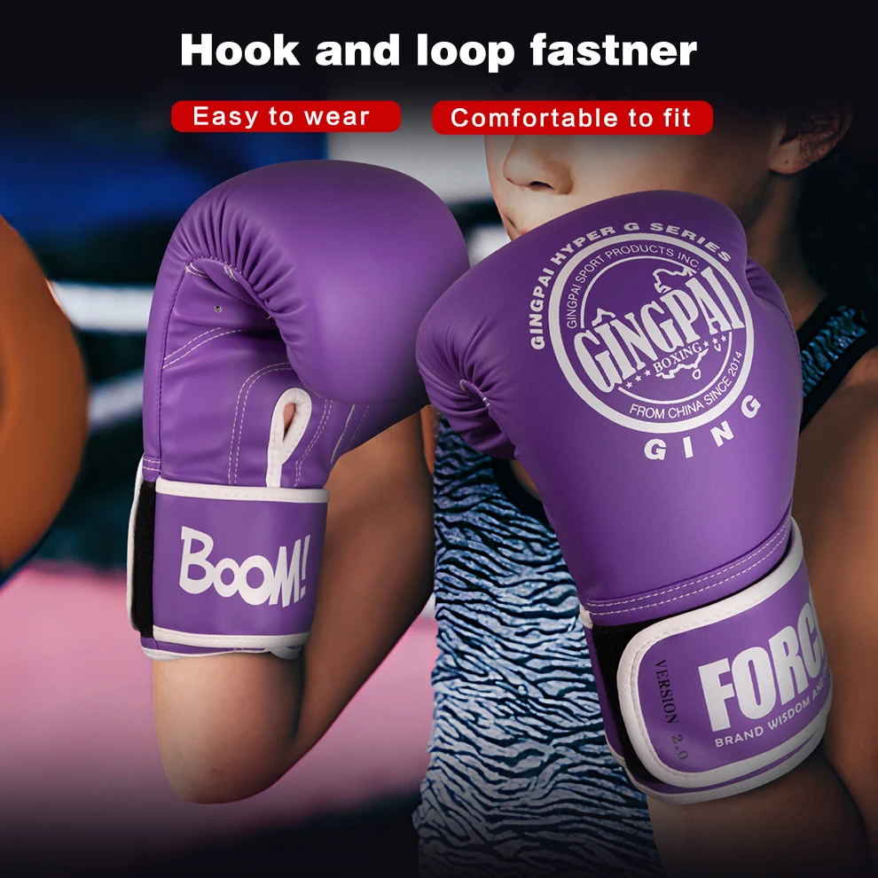 

High Quality PU Leather Wear-Resistant And Breathable Boxing Gloves For Sanda MMA Training, Thickened Protective Combat Gloves