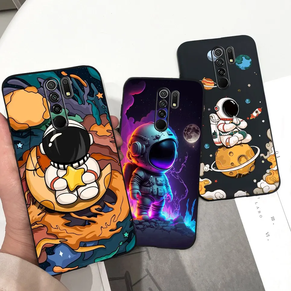 For Xiaomi Redmi 9 Case Cute Cartoon Child\'s Cover TPU Phone Case For Xiomi Redmi 9 Redmi9 Soft Case Matte Soft Silicone Coque