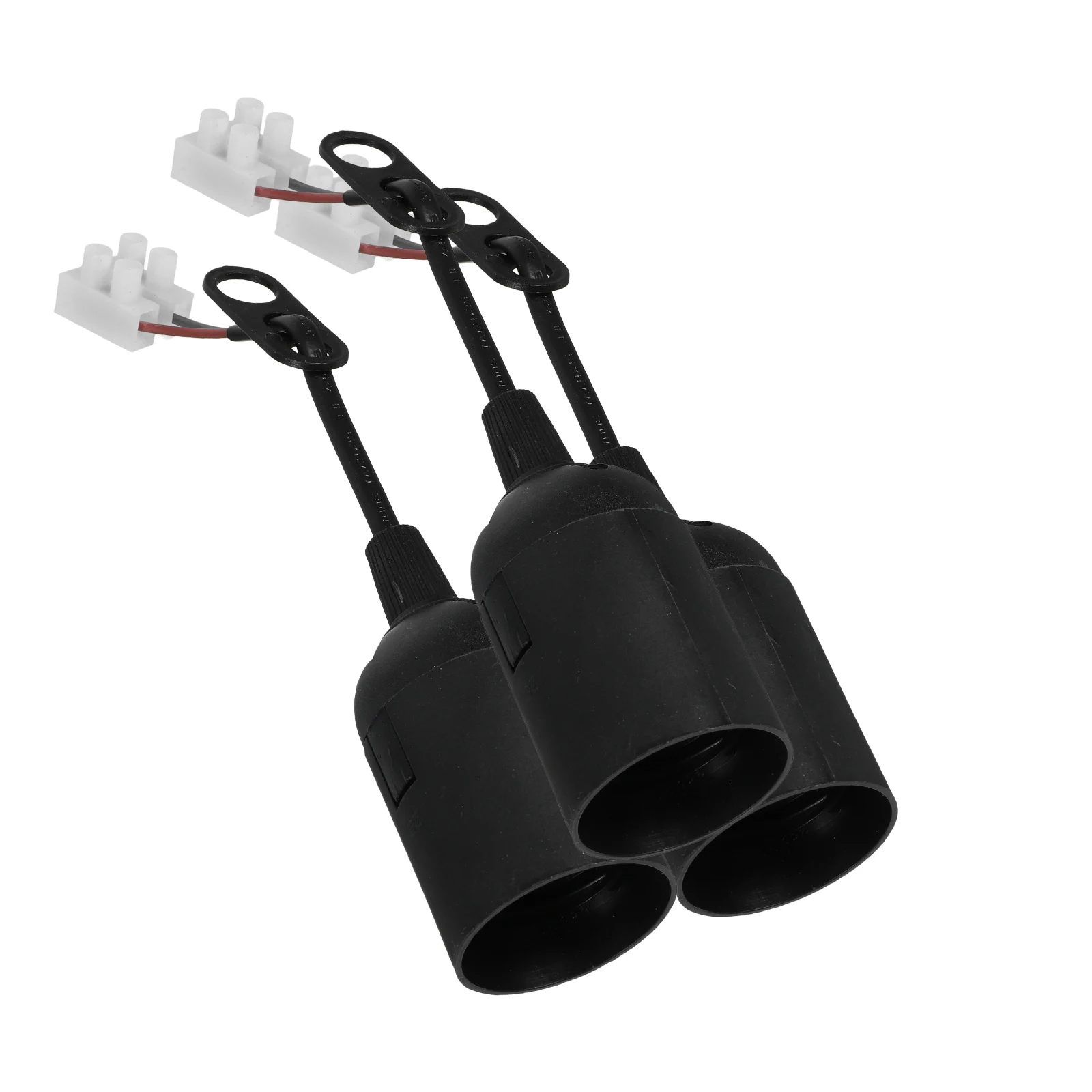 

3Pcs E27 Bulb Socket Holder Pendant Lamp Fixture Chandelier Hanging Light Holder for Home Bedroom Kitchen Living Room