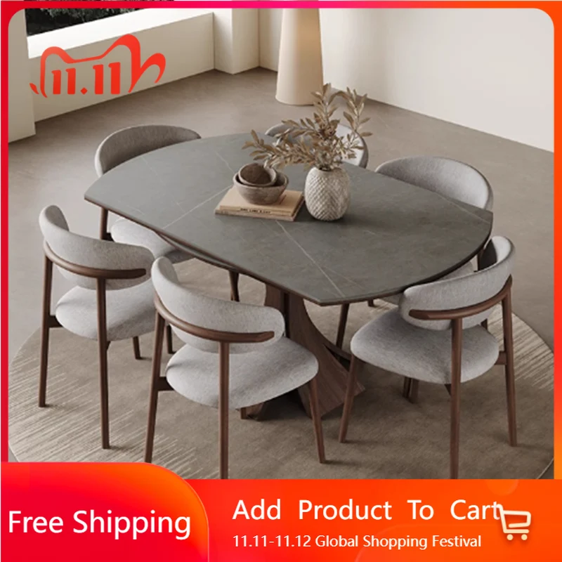 

Центральный деревянный обеденный стол для конференций, кофе, скандинавский современный обеденный стол, письменный дизайнерский салон Mesas De Comedor, офисная мебель