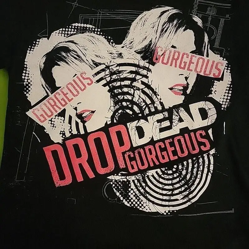 

Drop Dead Gorgeous Band Classic Black T Shirt Full Size S 5Xl