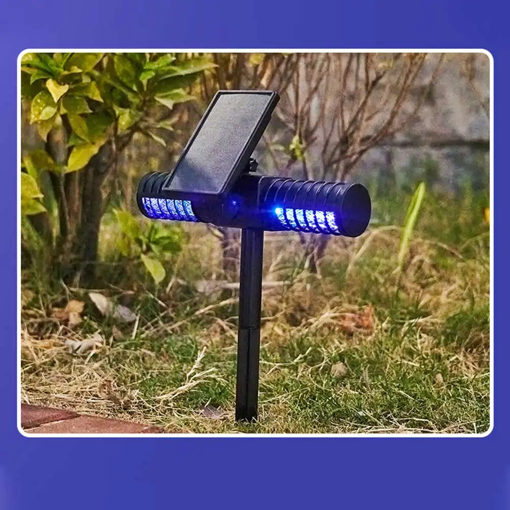 UV light Solar Mosquito Killer Lamp outdoor lawn light Durable Mosquito Repellent Lamp