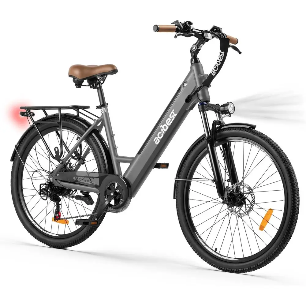 

26 Step-Thru 468Wh Removable Battery Electric Bike, 750W Motor, 7-Speed, Up to 50 Miles Range