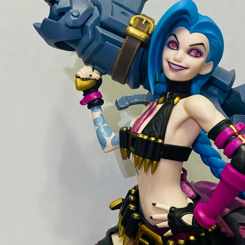 Original in stock League of Legends LOL Rampage Loli Jinx&Weizhong Sculpture Action Figure Model Toys