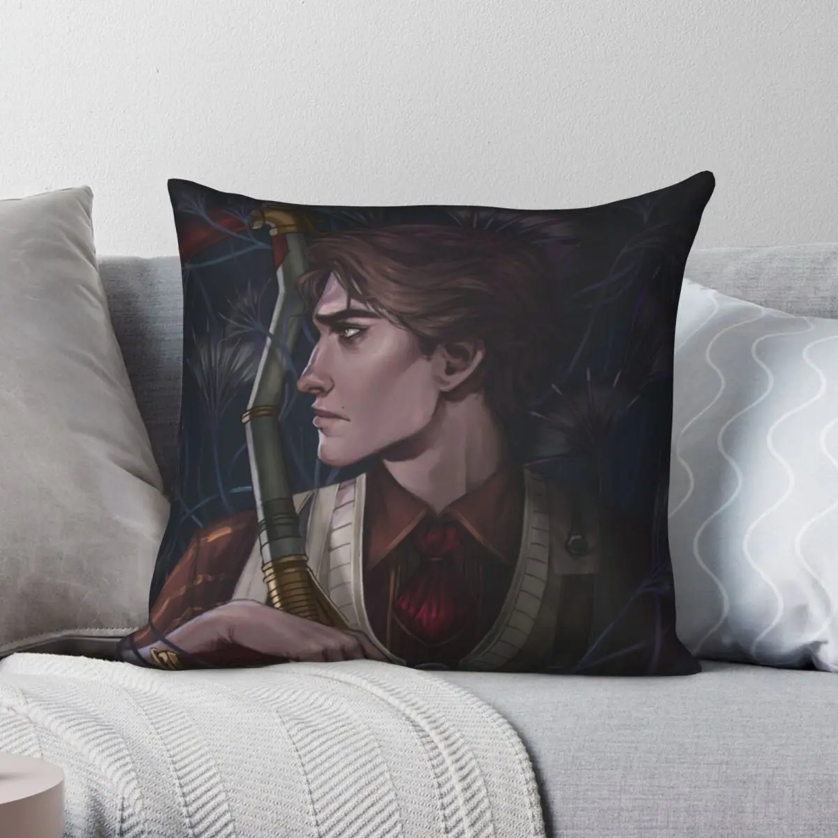 League of Legends Arcane Viktor Square Pillowcase Polyester Linen Velvet Pattern Zip Decor Throw Pillow Case Room Cushion Cover