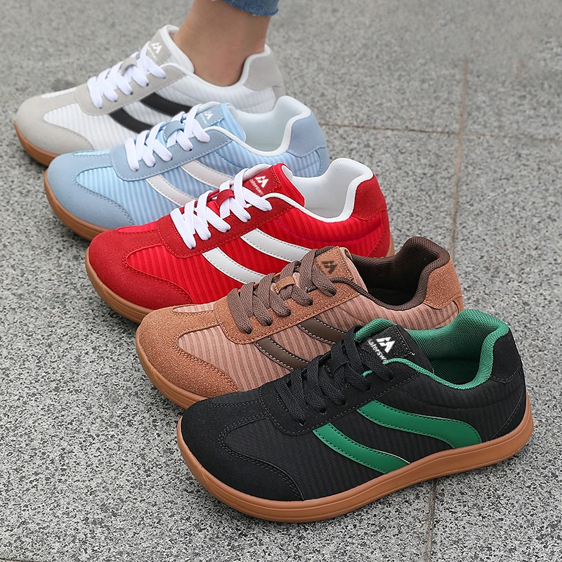 Große Größen Herren Hochwertige Casual Sneakers Unisex Breite Zehenpartie Barfußschuhe Leichte Dünne Sohle Pendel-, Geh- und Laufschuhe – Detail 1