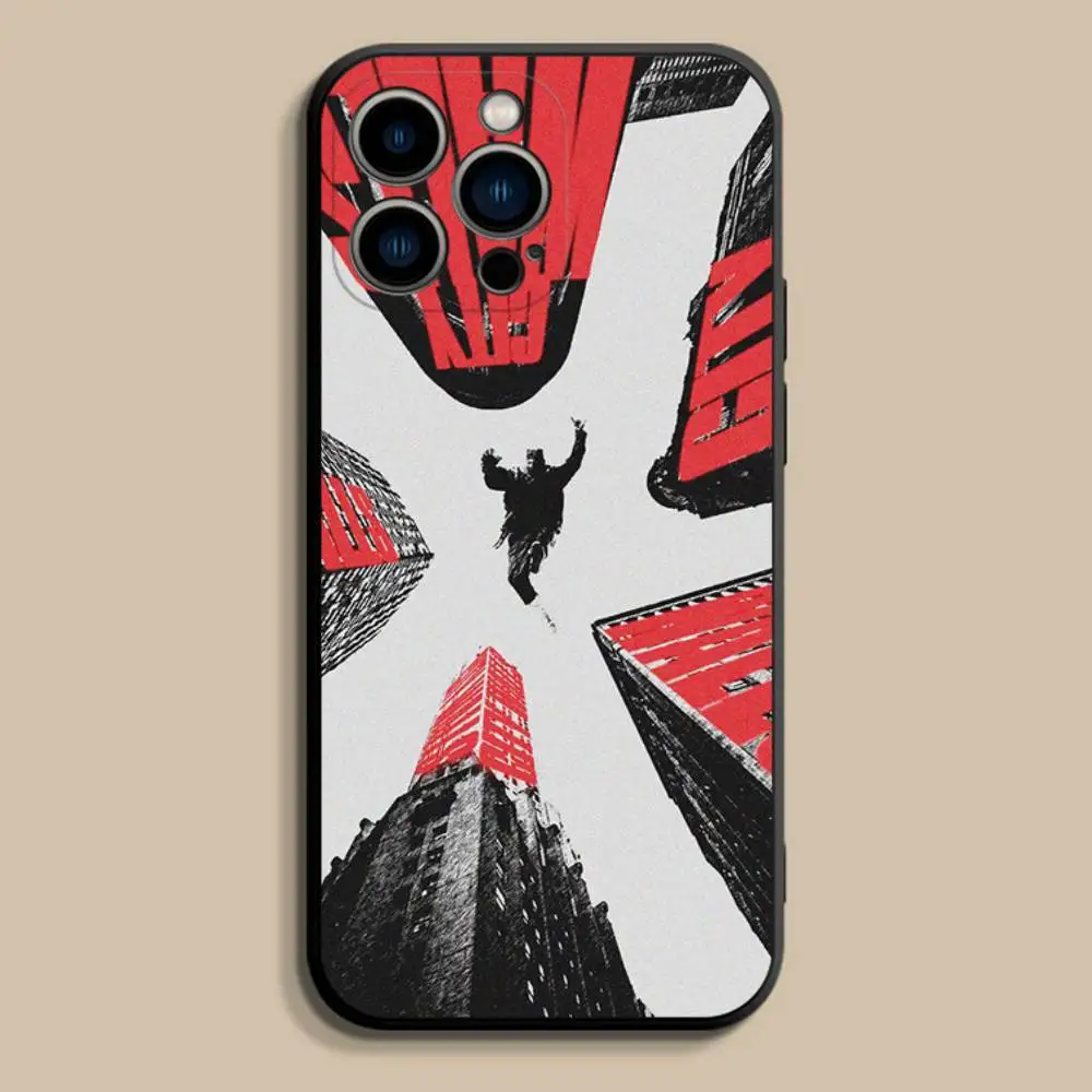 Чехол для телефона T-Twenty O-One PilotsES для iPhone 17,16,15,14,13,12, Pro, Max, Plus, E, SE4, Air, Mini, черный мягкий чехол