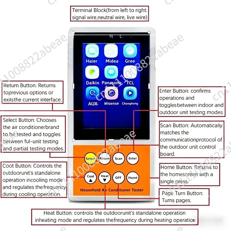 English Version  Internal External Variable Frequency Air Conditioning Tester Multifunctional motherboard Maintenance