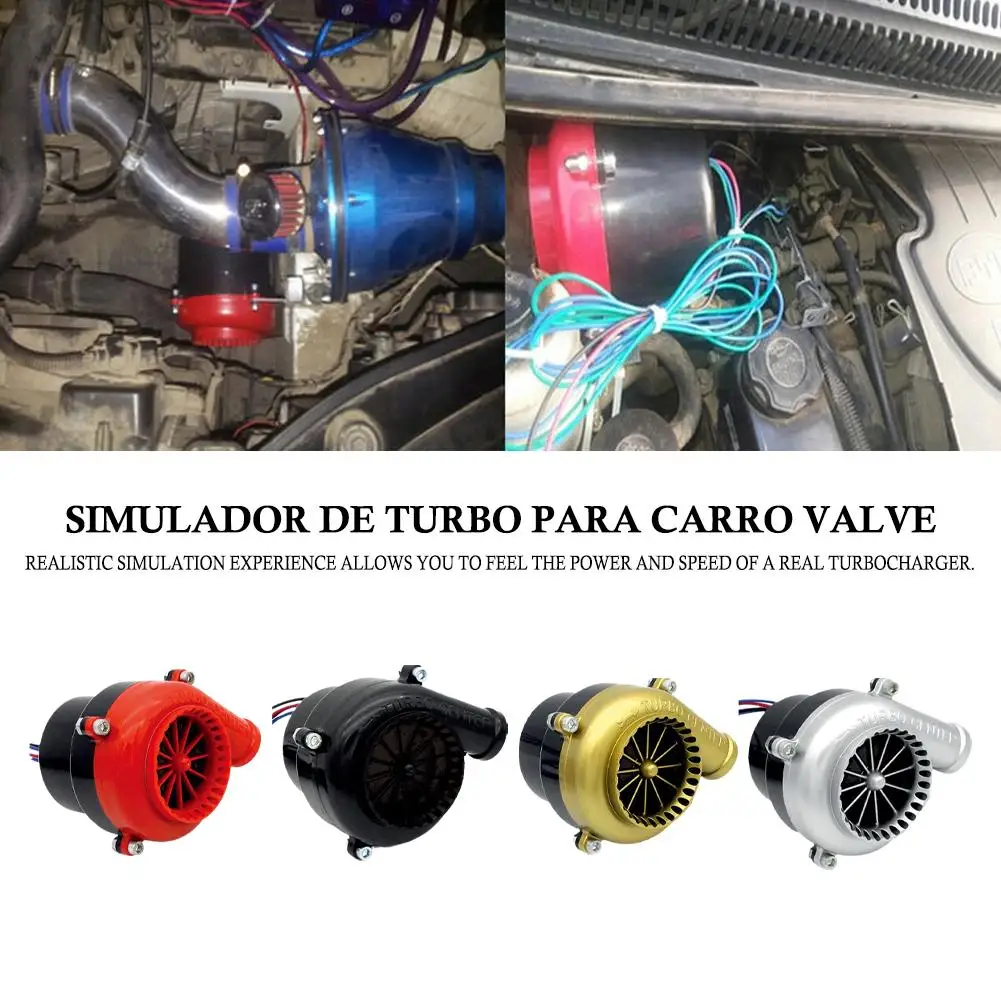 Simulateur de turbo pour voiture, fausse soupape de décharge, soupape de soufflage turbo électronique, facile à transporter, J6F8, 1PC