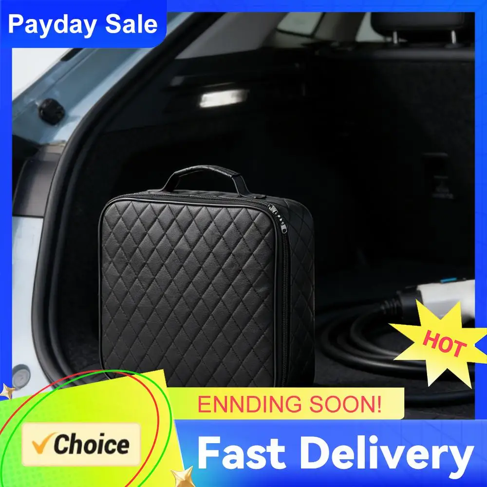 

Electric Vehicle Charging Cable Bag Waterproof EV Charging Cable Storage Bag for Electric Vehicle Garage Or Travel
