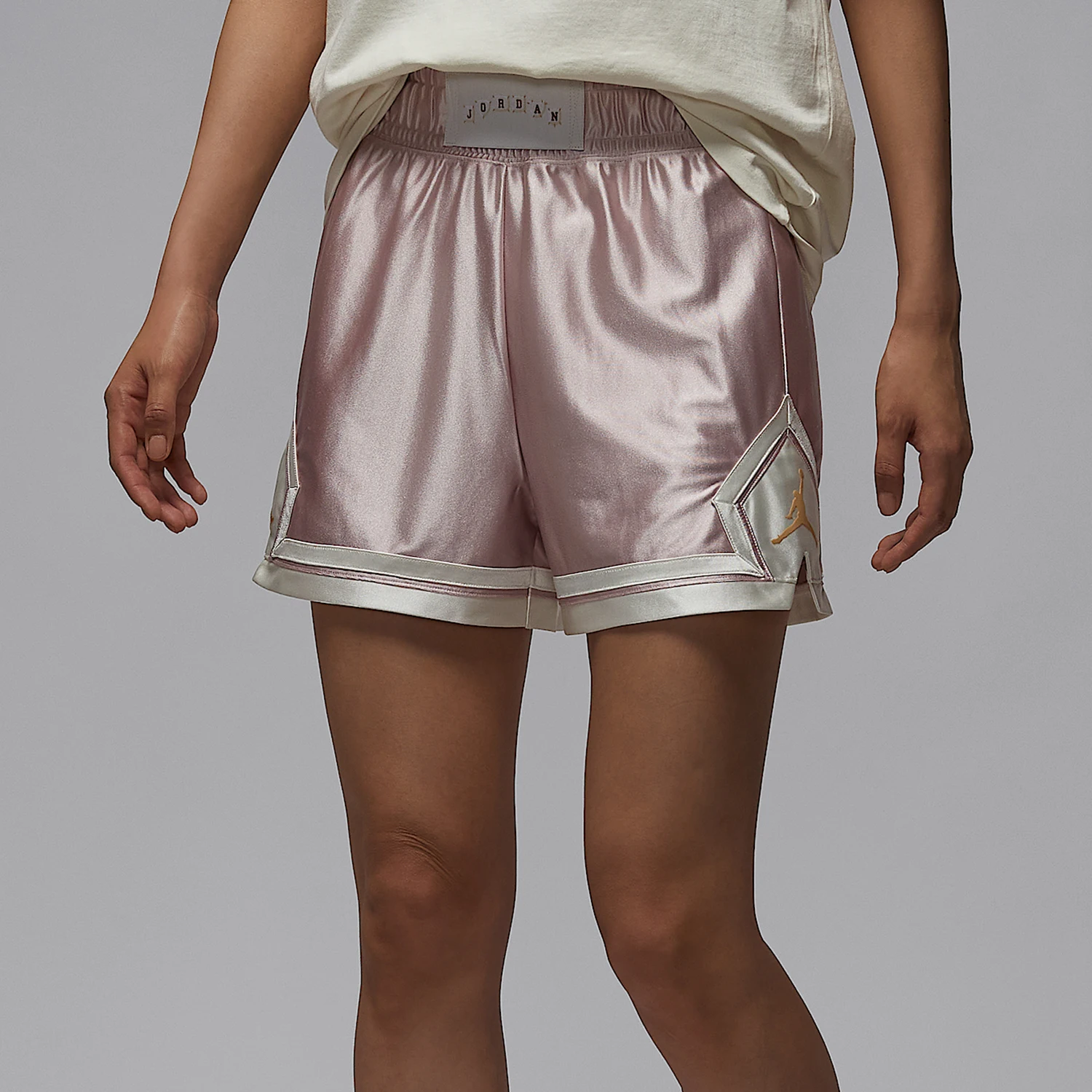 Nike genuine JORDAN women's glossy knitted breathable training shorts II0488-667