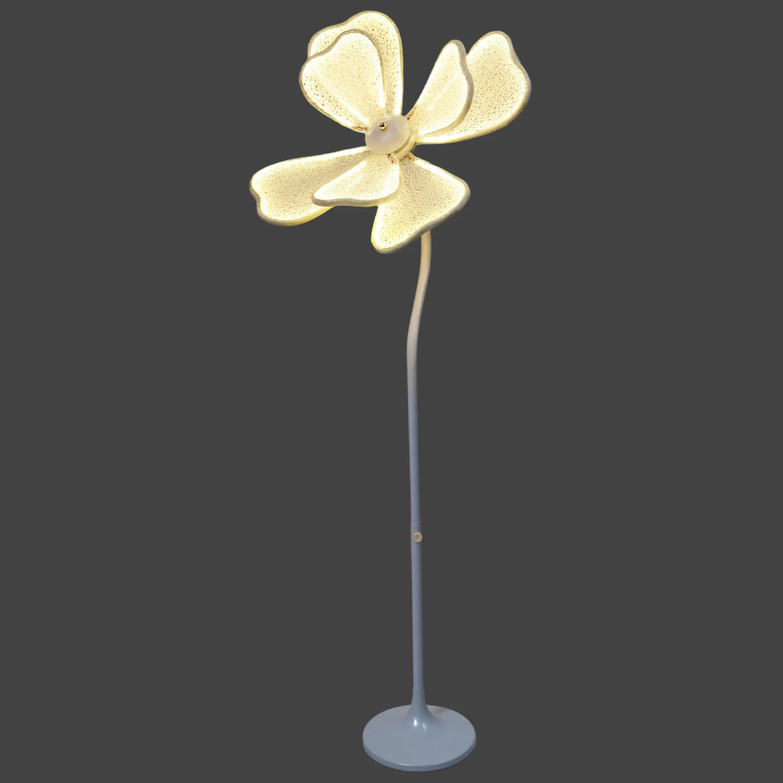 3PCS 110V Creative Wedding LED Floor Lamp with Warm Light, Flower Shape Romantic Wedding Decoration Props for Wedding Christmas, Wedding Lights for T-stage Street Guidance