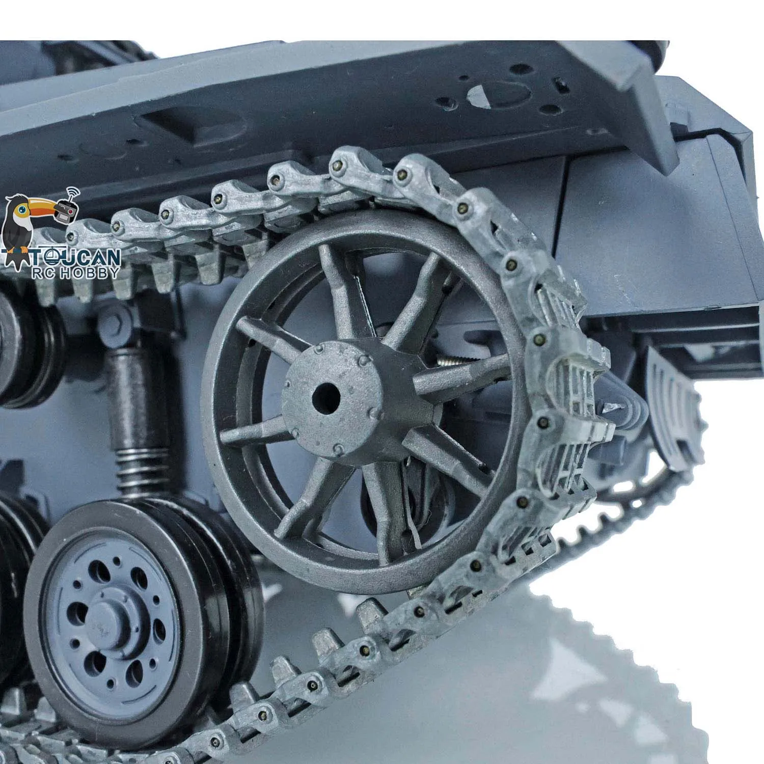 Henglong 1/16 7.0 RTR RC Tank Stug III 3868 Tracce metalliche aggiornate Modello di telecomando per gli appassionati militari