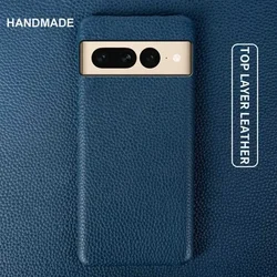 Fundas Pixel 10 Pro Case Business Genuine Leather Cases For Google Pixel 6A 7Pro 5A Mobile Phone Cover Capa Back Coque Carcasa