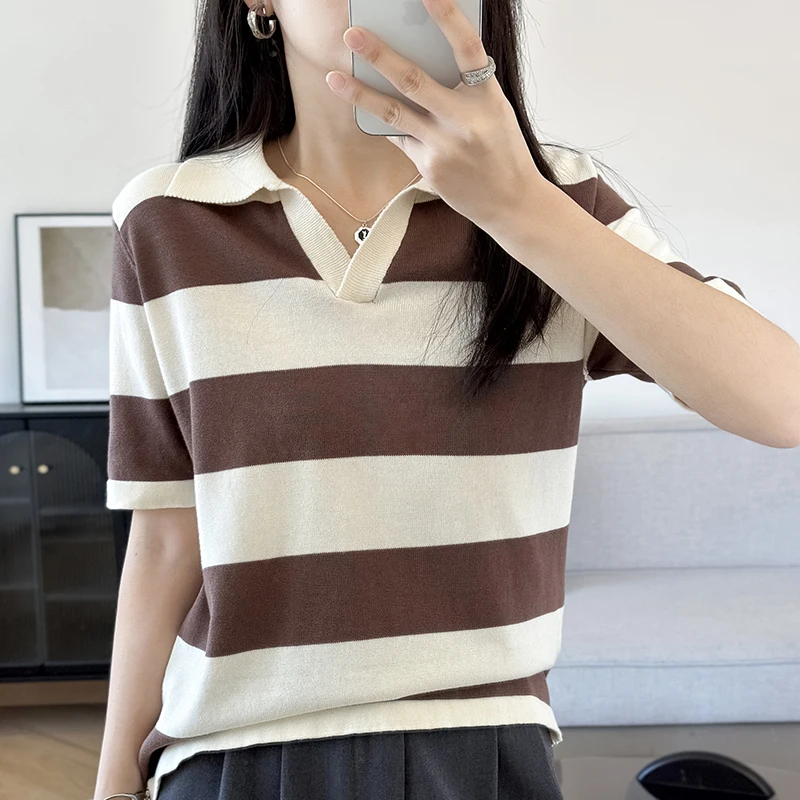 Thumbnail 3 - #27 Latest Classic Striped T-Shirts Offers