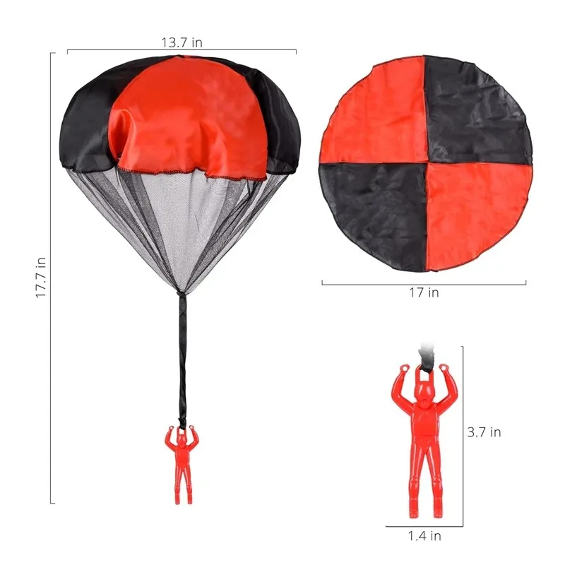 5 قطعة لون عشوائي رمي اليد المظلة ألعاب طائرة للأطفال ألعاب تعليمية في الهواء الطلق الرياضة الترفيه اللعب الحسي