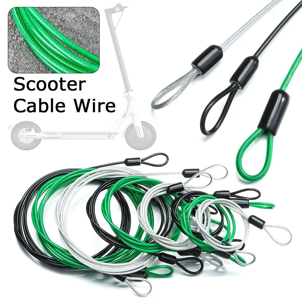 0.5/1/2Meters Anti-theft Ropes Security Safety Rope Steel Cable Lock Cycling Strong Wire Bicycle Lock Wire Road Bike Lock