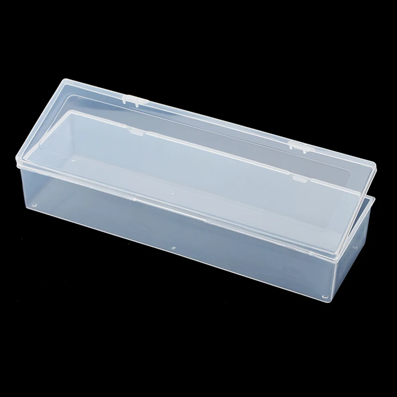 Transparent Plastic Long Square Box Storage Collections Product Packaging Box Dressing Case Mini Case,caja Out Size 25.3*8*5cm