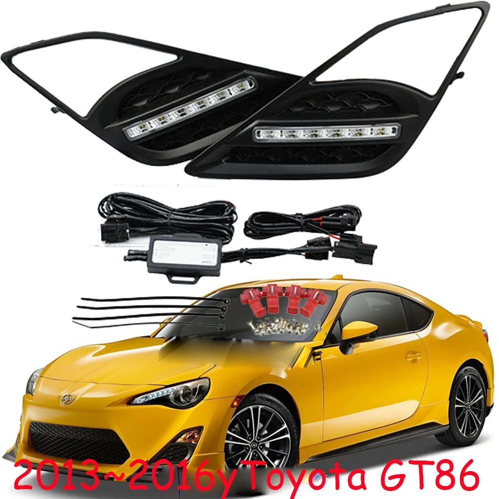 car accessories bumper headlight for Toyota GT86 daytime light toyota86 2013~2016y LED for Subaru BRZ headlamp Fog light