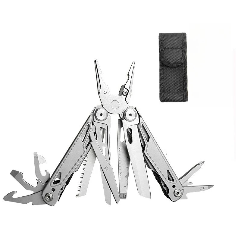 

28 in 1 Outdoor All Steel Folding Tool Pliers Camping Equipment EDC Pocket Tool Multifunctional Pliers