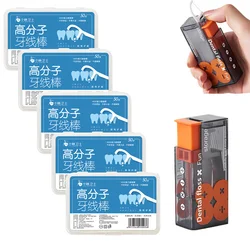 50-1000pcs Disposable Travel Flossers Portable Dental Floss Picks Oral Care Teeth Clean for Removing Plaque and Food Leftovers