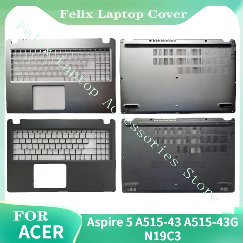 

For Acer Aspire 5 A515-43 A515-43G N19C3 Laptop Replacement Palm Rest/Top Cover/Bottom Cover/Bottom Cover