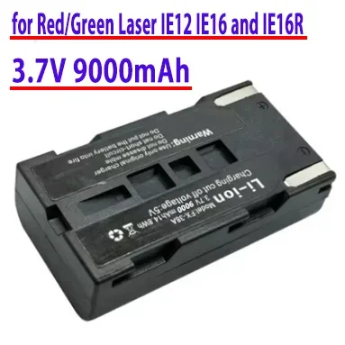 

3.7V 9000mAh Rechargeable Lithium Battery Replacement Part for Red/Green Laser IE12 IE16 and IE16R Cross Line Laser Level