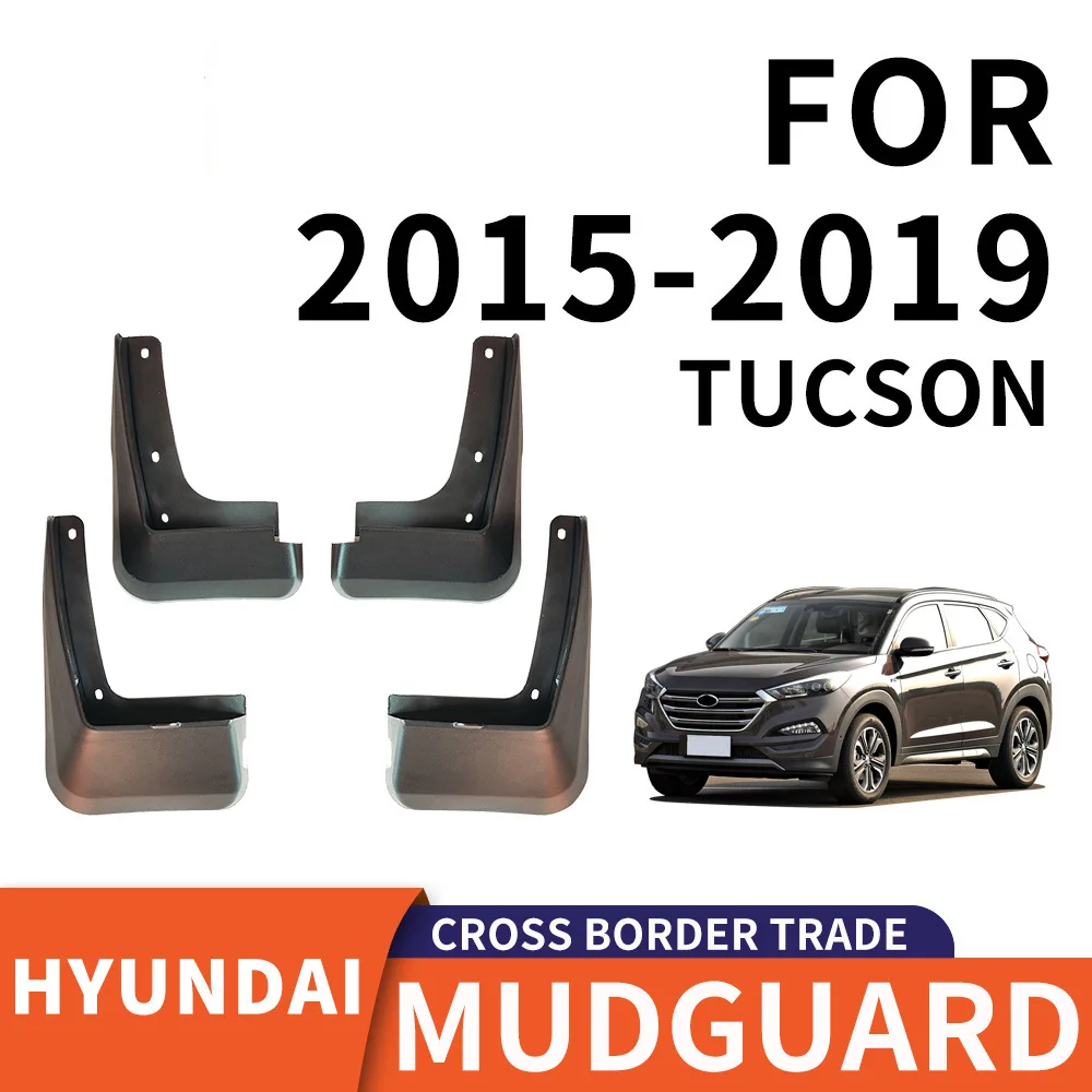 

For 2015-2019 Hyundai TUCSON mudguard Mudflaps Front Rear Flares Splash Guards Cover Car Accessoie