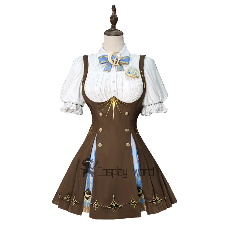 Cyra Cosplay Costume Naraka: Bladepoint‌ Dress Accessories Performance Carnival Halloween Party Role Play Uniform for Women