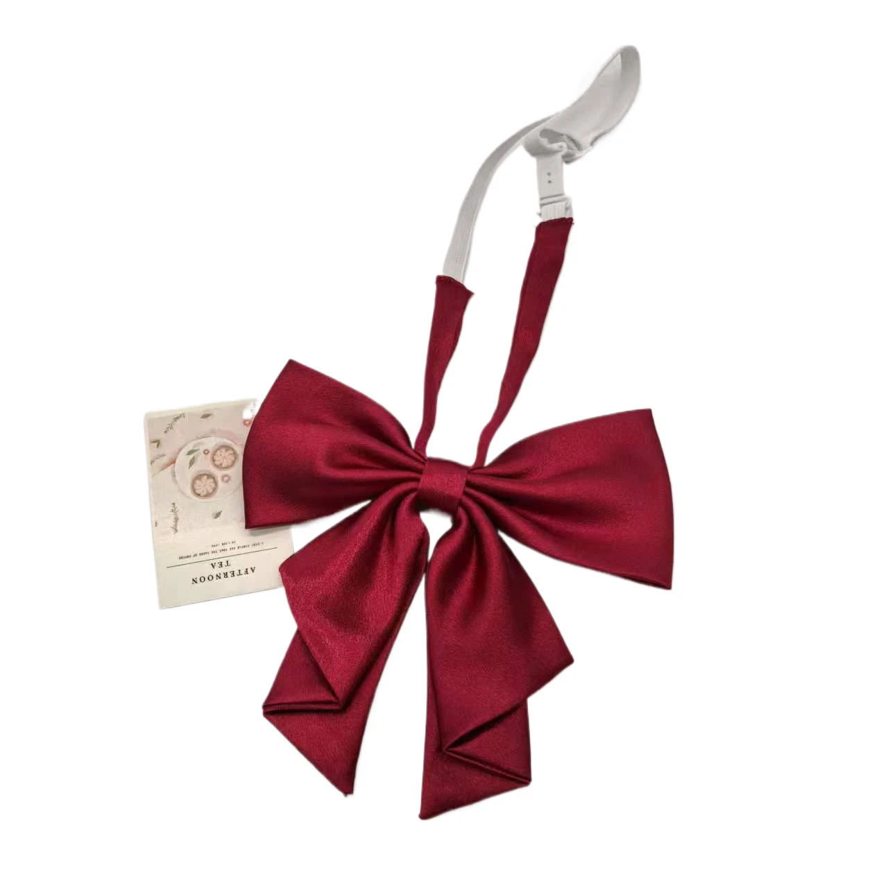 Fashion Solid JK Bowtie Female Red Black Big Bowknot Girl Student Graduation Bachelor Clothing Accessories Women Collar Neckwear