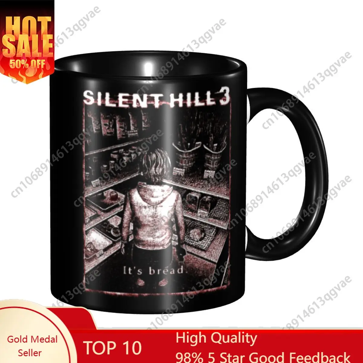 

Personalized Its Bread Silent Hill 3 Mug DIY Ceramic Tea Milk Coffee Cups