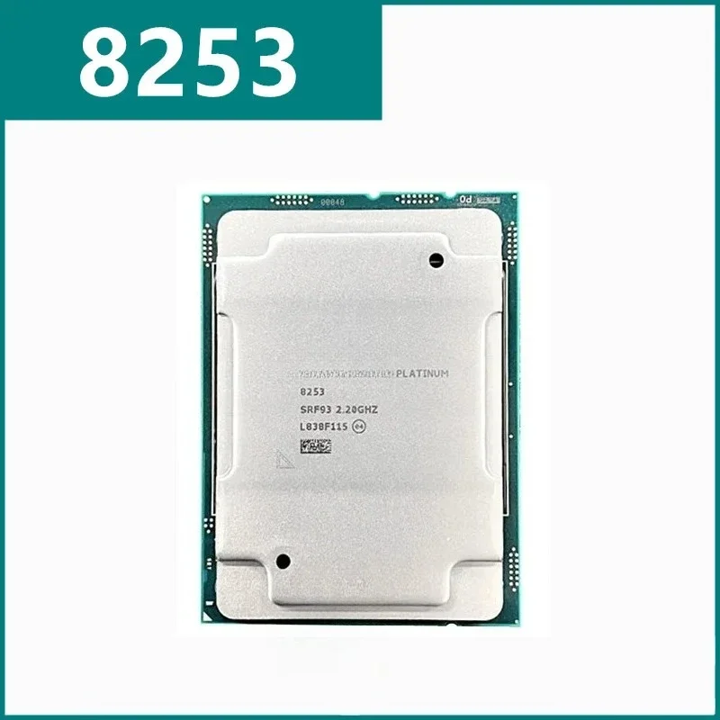 8253 CPU 16 S 32 Threads 2.2GHz 22MB 125W LGA3647 For C62 Motherboard 8253