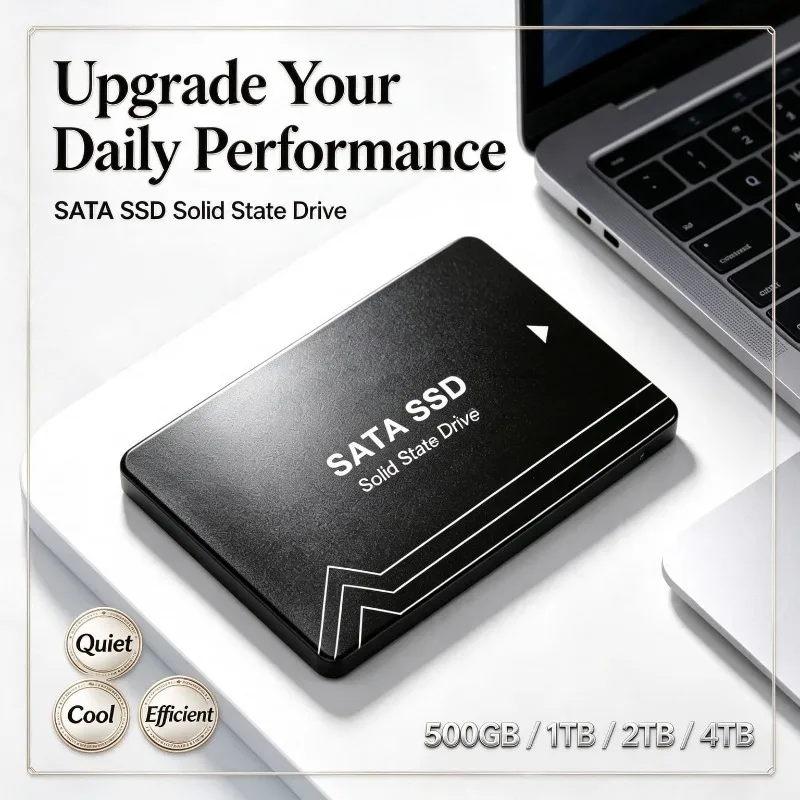 2.5 Inch SSD 500GB 1TB 2TB 4TB SATA III 6Gb/s High Speed Internal Solid State Drive SATA3 Hard Disk for Desktop Laptop PC Max