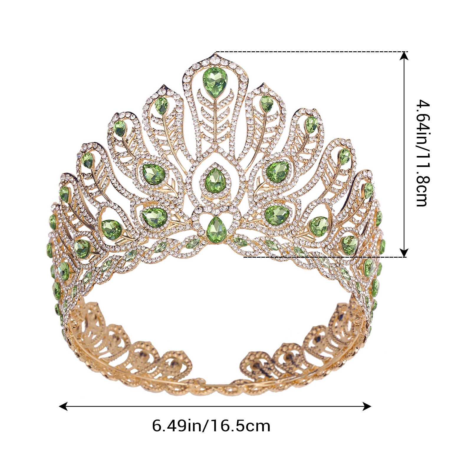 تاج الأميرة مع حجر الراين ، أسلوب بسيط ، حجر الراين المبهر ، الحلي لكرة تنكرية ، مأدبة تأثيري ، الكبار