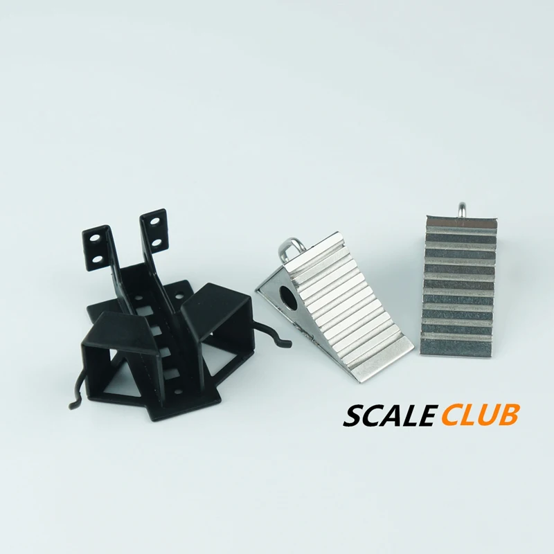 Scaleclub  Tamiya 1:14/16 universaltrailer truck dump truck truck metal spare tire rack anti-slip Simulation accessories