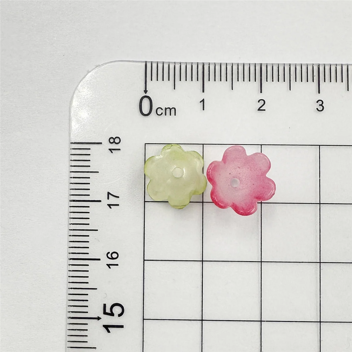 20Pcs/lot Creative Acrylic Flower Bell Orchids Beads Receptacle Matching Color Pendants DIY Jewelry Accessories