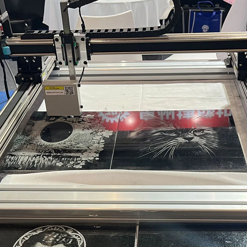 Macchine per incidere di pietra JCXstone Macchina per incidere di impatto di lapide lapide per marmo granito