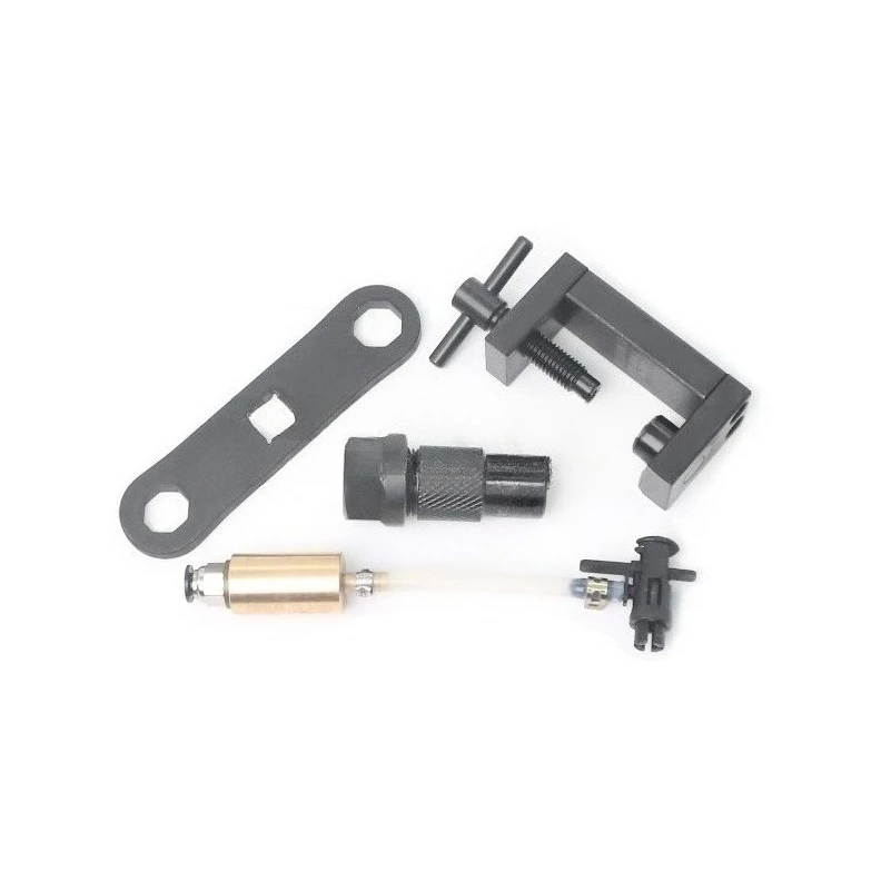 Electronic fuel injection nozzle maintenance and calibration combination tool