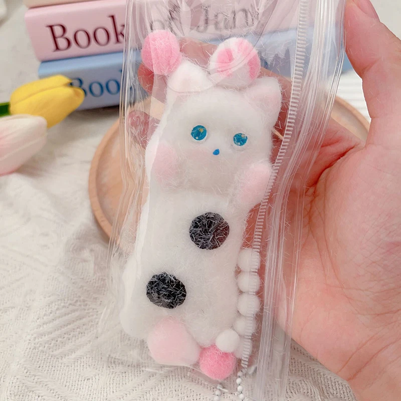 1Pcs Lazy Cat Squishy Fidget Toy Mini Kawaii Plush Cat Silicone Small Cat Cute Cat Decompressions Vent Squeeze Toy Kids Gift