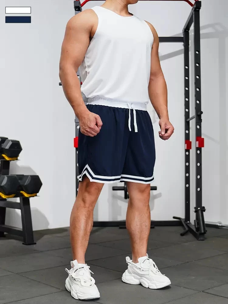 Hot Sale adult Men Basketball Shorts Breathable Running Shorts Outdoor pocket Sports Fitness Short Pants Loose Beach Shorts