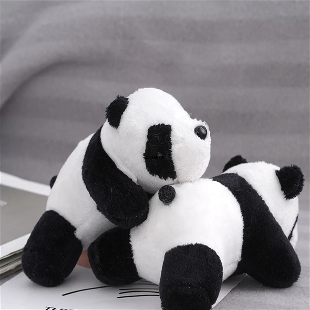 2PCS 7CM Panda Plush Stuffed Animal Decoration Accessory Plush TOY