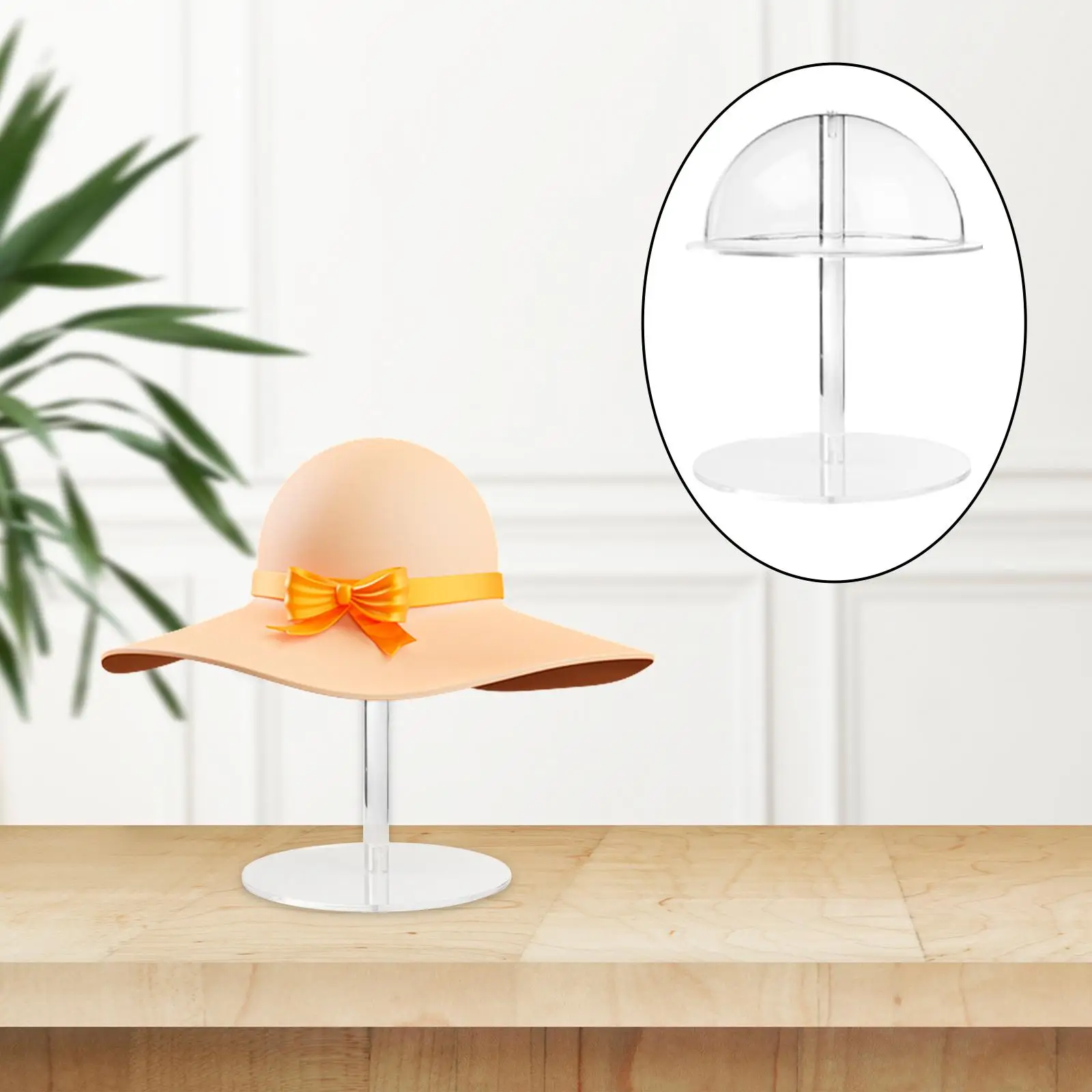 

Hair Accessory Display Rack Acrylic Riser Display Stands for Display Hats