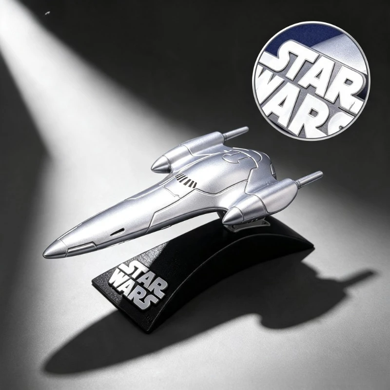 ハスブロ-スターウォーズ-ダイキャスト-スターシップモデル、精巧なディテールを備えた合金製宇宙船玩具、大人のファン向けのコレクタブルディスプレイギフト