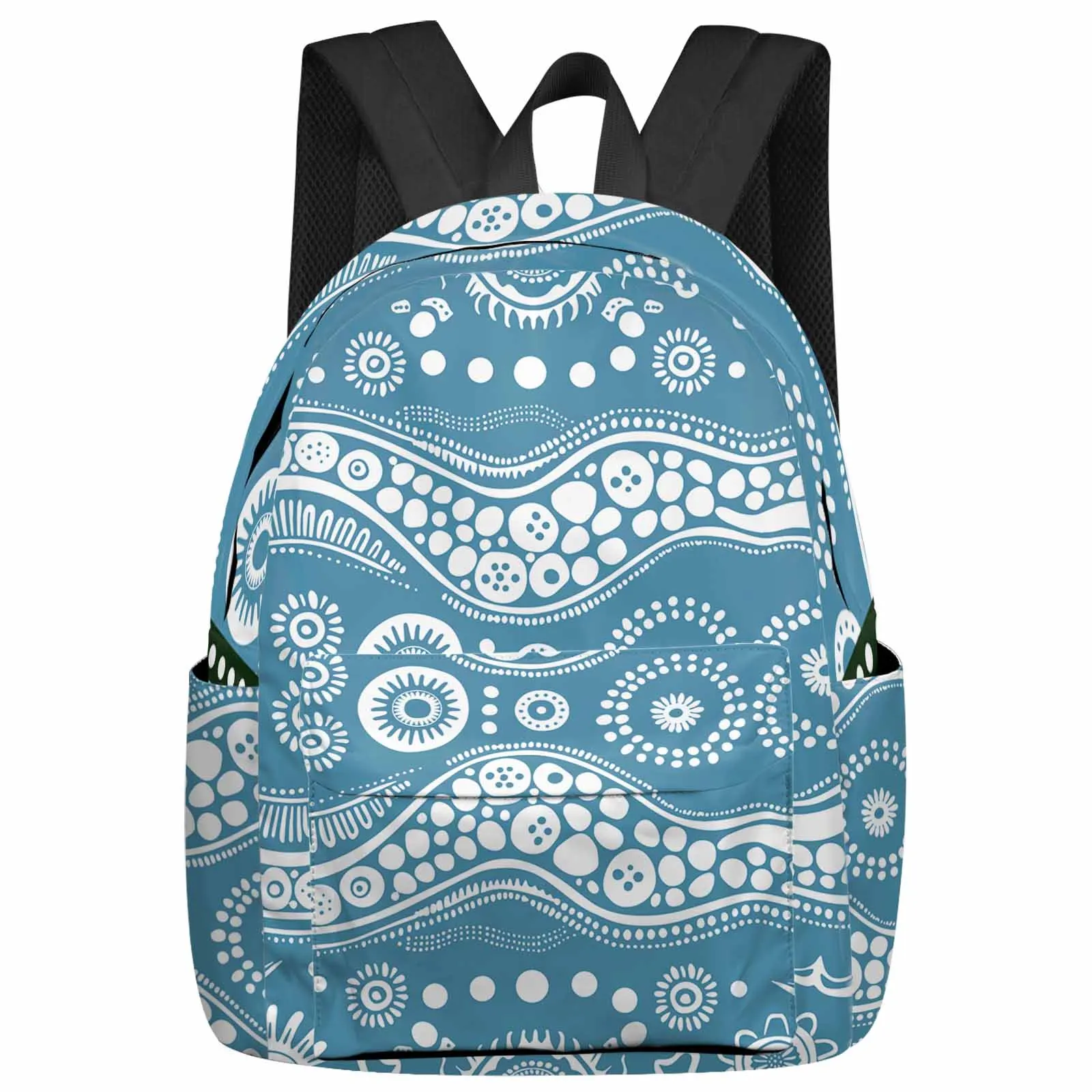 

Wave Point Graffiti Abstract Backpacks Custom Student School Bags Laptop Backpack Men Women Female Travel Mochila