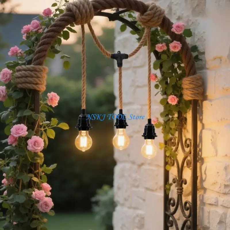 L8RC E27 Extension Hanging Lamp Cable with Switches for Simple Hanging Lamp Decoration